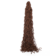 8 (Шоколадный натуральный) волна косички 1,6м- 110г - 52шт.