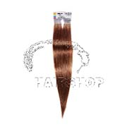 8 Волосы на капсулах прямые 50 см 5 Stars (20 шт. уп) Золотисто коричневый