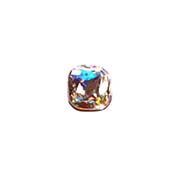 Стразы для ногтей Квадратный Алмаз (6х6мм) 3 шт