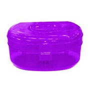 Кейс для инструментов пластиковый темно-фиолетовый JessNail
