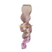 Хвост на липучке HairUp! цвет Champagne+Pink 52 см (75гр)