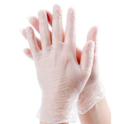 Виниловые перчатки, размер S, 5 пар