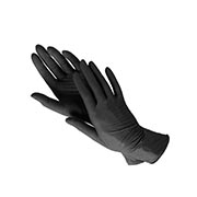 Нитриловые перчатки ЧЕРНЫЕ, размер M, 5 пар