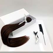 8 Набор «Волосы на заколках» прямые 50 см SLAVIC HAIR