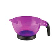 Чаша для краски фиолетовая с прорезиненным дном 360мл
