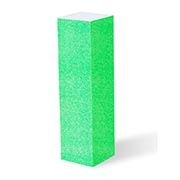 Блок шлифовальный Green, 4-сторон., неон JessNail