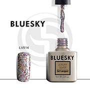 514 Гель-лак 10 мл Luxury Silver BLUESKY