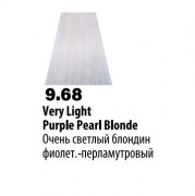 9.68 (Очень светлый блондин фиолетово - перламутровый) Крем-краска б/аммиака 100мл Soft Touch