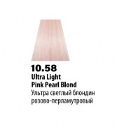 10.58 (Ультра светлый блондин розово-перламутровый) Крем-краска б/аммиака 100мл Soft Touch