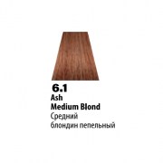 6.1 (Средний блондин пепельный) Крем-краска б/аммиака 100мл Soft Touch