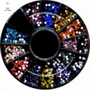 Стразы стекло Mix Color SS5 в карусели (480 шт)