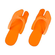 Тапочки-вьетнамки пенопропилен 5 мм оранжевые (1 пара)