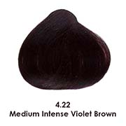 4.22 (средний интенсивно-фиолетовый коричневый) Крем-краска перманентная, 100мл YELLOW