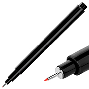 Ручка для дизайна ногтей (рапидограф) Красная