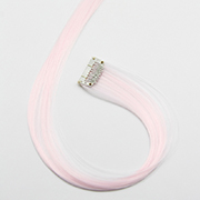 3К (Бледно-розовый) декоративная прядь синт. 50см