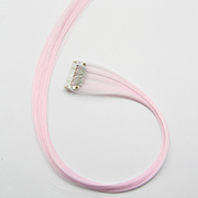 4К (Пастельный розовый) декоративная прядь синт. 50см