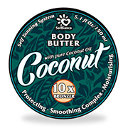 Coconut Твердое масло для загара с маслом кокоса и бронзаторами 150мл