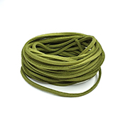 Сканди-шнурок кожаный (зелёный) 5м