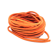 Сканди-шнурок кожаный (оранжевый) 5м