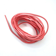 Сканди-шнурок кожаный (светло-розовый) 5м