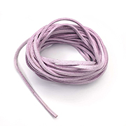 Сканди-шнурок кожаный (светло-фиолетовый) 5м