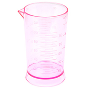Стакан мерный 100мл, прозрачно-розовый Irisk