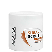 Сахарный скраб с маслом миндаля, 300мл  Aravia_30.06.2023!!!