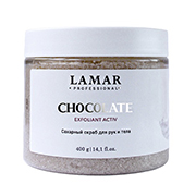 Сахарный скраб для рук и тела Chocolate, 400 гр. Lamar Prof