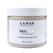 Сахарный скраб для рук и тела Vanilla, 400 гр. Lamar Prof