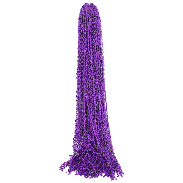 11 Ф (Фиолетовый) гофре косички 1,6м - 110г - 52шт.