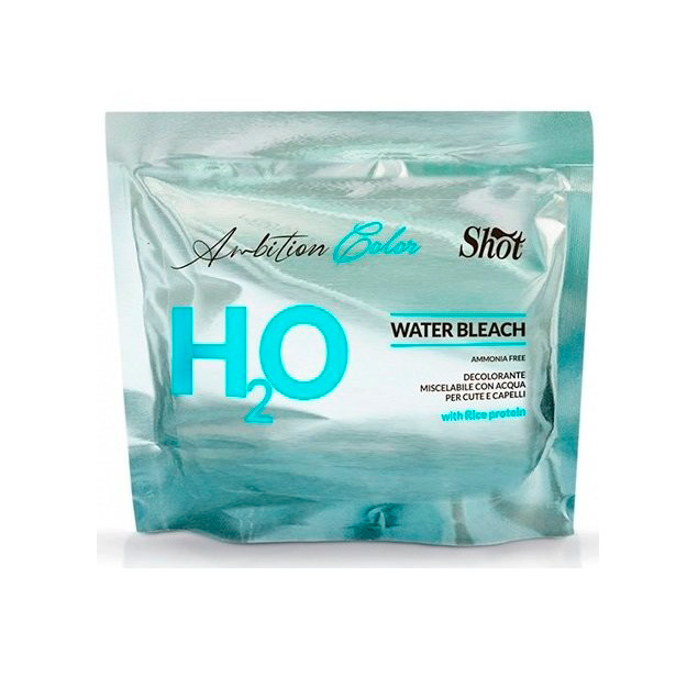 Обесцвечивающий порошок H2O 500гр (активируется водой) WATER BLEACH