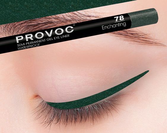 Гелевая подводка-карандаш для глаз Provoc т.78 (мор волны, тем, шиммер)