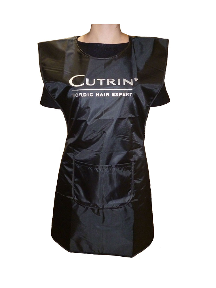 Фартук 2 сторонний с лого «Cutrin» черный