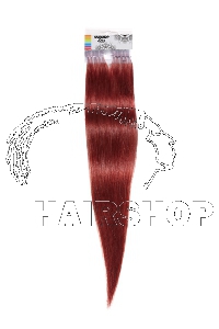 135 Волосы на капсулах прямые 50 см 5 Stars (20 шт. уп) Рыже – красный