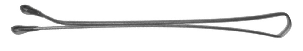 Невидимки 50 мм прямые, серебристые (200гр) DEWAL коробка