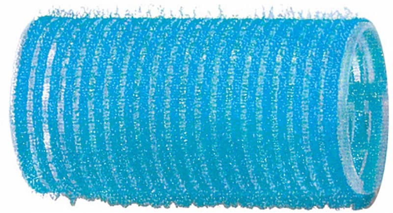 Бигуди-липучки голубые d 28мм (12 шт/уп) DEWAL