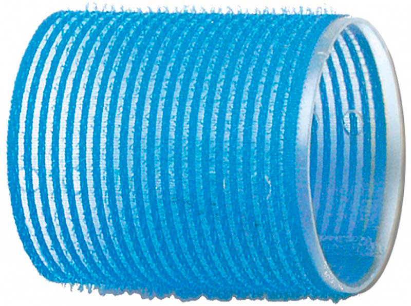 Бигуди-липучки голубые d 55мм (6 шт/уп) DEWAL