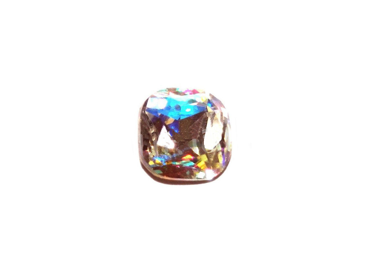 Стразы для ногтей Квадратный Алмаз (6х6мм) 3 шт