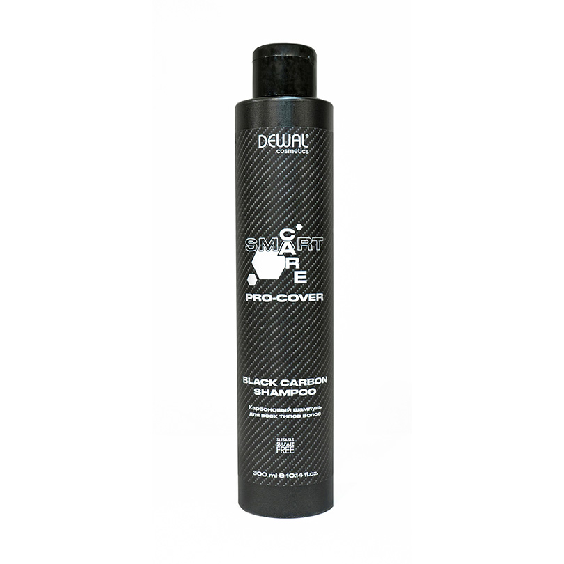 Шампунь Карбоновый для всех типов волос, 300мл SMART CARE Pro-cover Black Carbon Shampoo