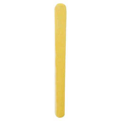Пилка для ногтей на деревянной основе Лимонная 220/280, 11,5см