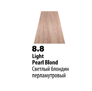 8.8 (Светлый блондин перламутровый) Крем-краска б/аммиака 100мл Soft Touch