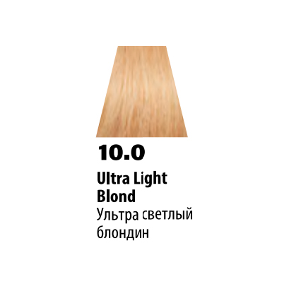 10.0 (Ультра светлый блондин) Крем-краска б/аммиака 100мл Soft Touch