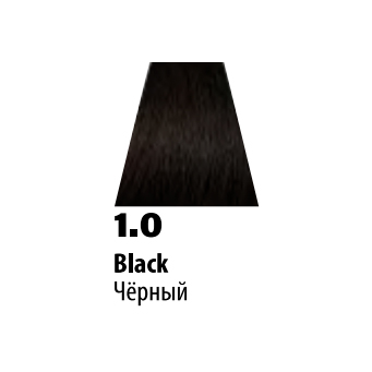 1.0 (Черный) Крем-краска б/аммиака 100мл Soft Touch