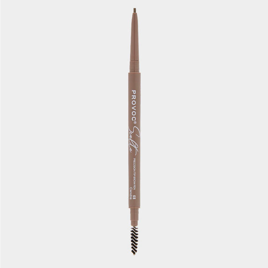 Карандаш ультратонкий для бровей т.03 (пепельный) Provoc SVELTE Precision Tip brow pen Cendre