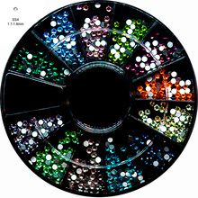 Стразы стекло Mix Color SS4 в карусели (480 шт)