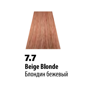 7.7 (Блондин бежевый) Крем-краска б/аммиака 100мл Soft Touch