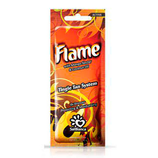 Flame Tingle эффект - 4х bronzer Крем для загара с нектаром манго 15мл