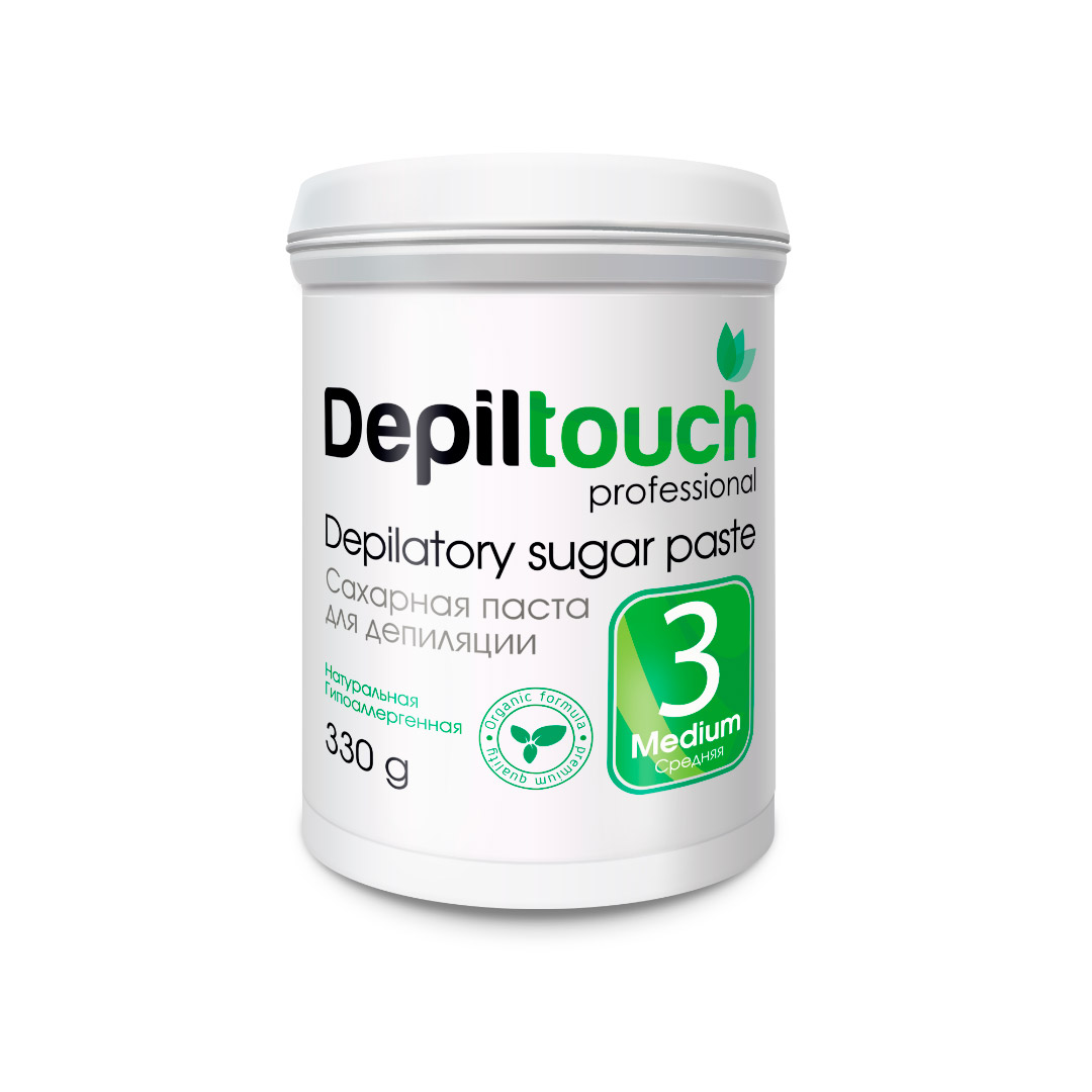 Сахарная паста для депиляции №3 Средняя 330 гр. Depiltouch