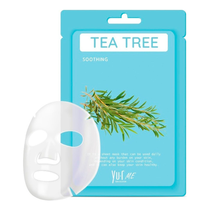 Маска для лица с экстрактом чайного дерева YU.R.ME
